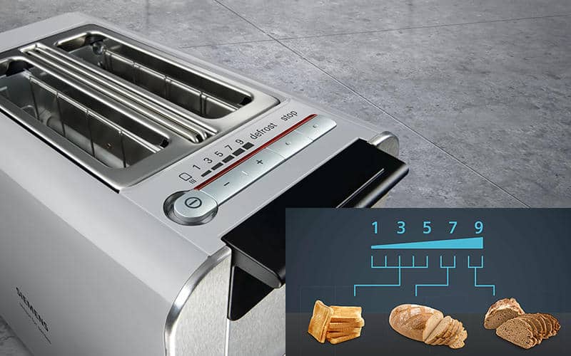 Máy Nướng Bánh Mì Siemens TT86105 - Grey 12 Máy Nướng Bánh Mì Siemens TT86105