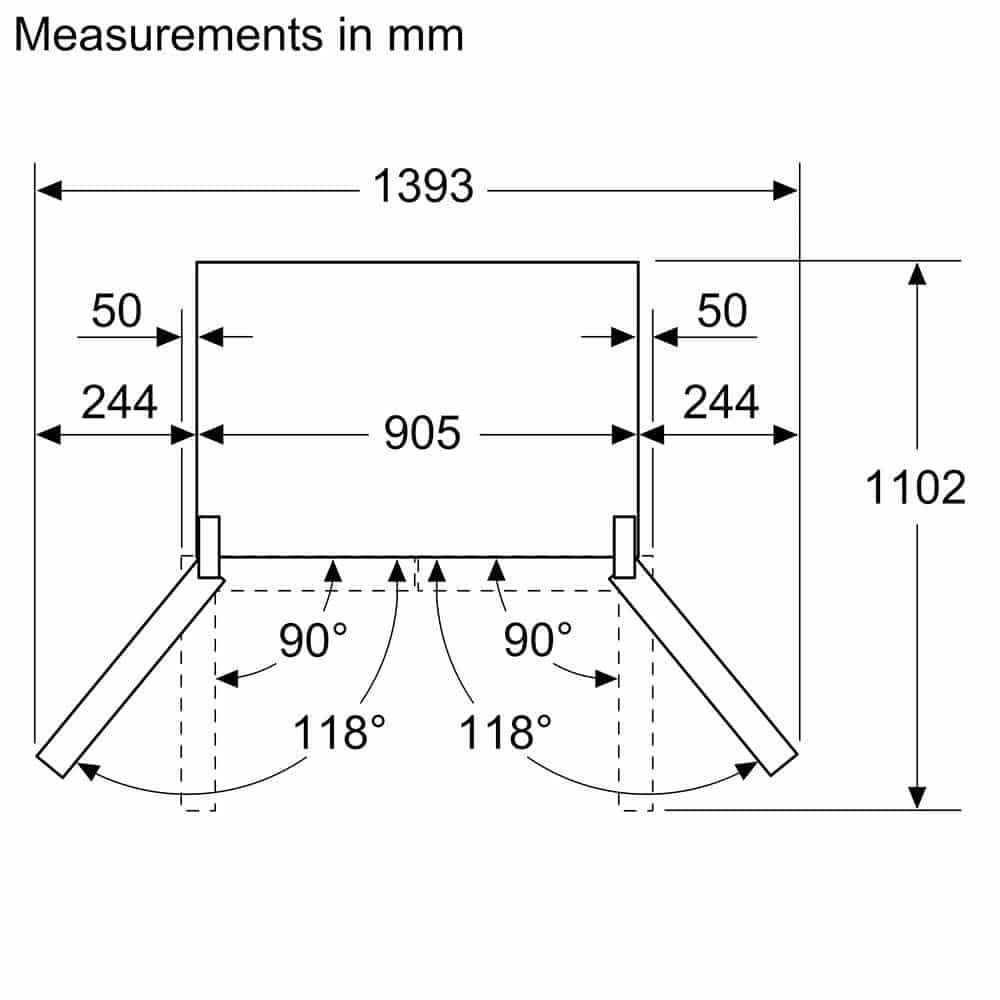Siemens iQ700 KF96RSBEA-10 Tủ Lạnh Siemens iQ700 KF96RSBEA – 572L