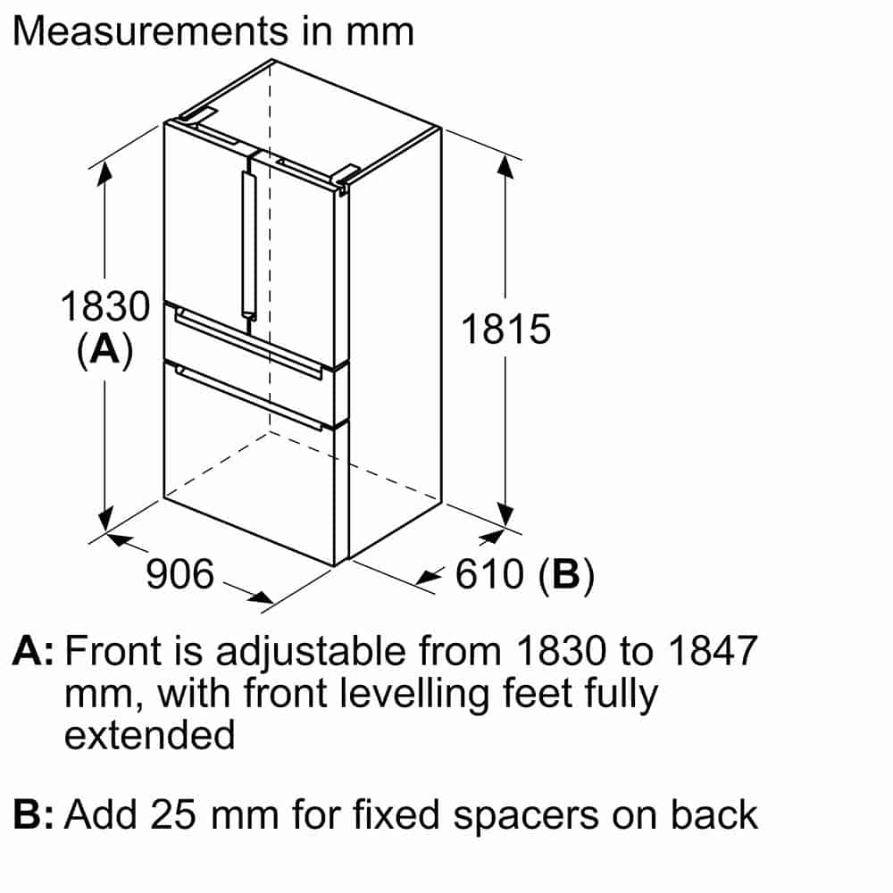 Siemens iQ700 KF96RSBEA-9 Tủ Lạnh Siemens iQ700 KF96RSBEA – 572L