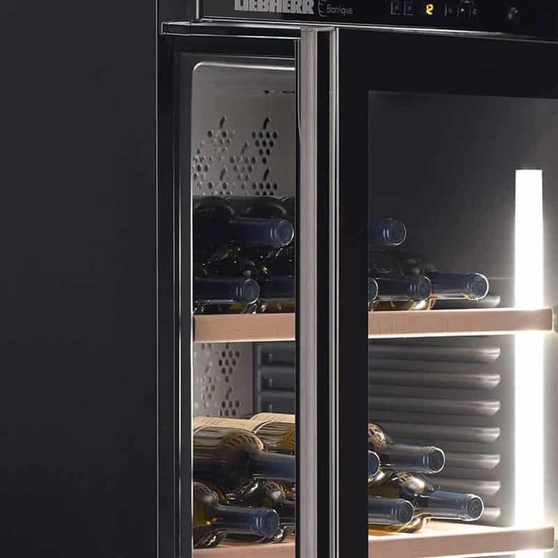 Tủ bảo quản rượu vang Liebherr WKgb 4113 Barrique 168 chai độc lập 14 Tủ Bảo Quản Rượu Vang Liebherr WKgb 4113 Barrique 168 Chai