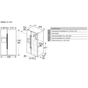 Tủ Lạnh Bosch KAD93VIFP Side By Side 10 Tu Lanh Bosch KAD93VIFP 7 1 Gia Dụng Đức Đà Nẵng