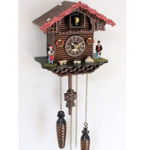 Đồng Hồ Cuckoo Clockvilla Hettich Uhren HE20 Cặp Đôi Rừng Đen