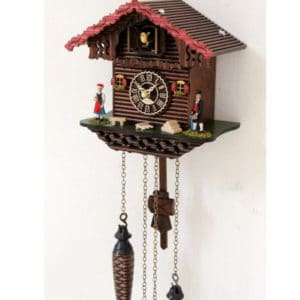 Đồng Hồ Cuckoo Clockvilla Hettich Uhren HE20 Cặp Đôi Rừng Đen