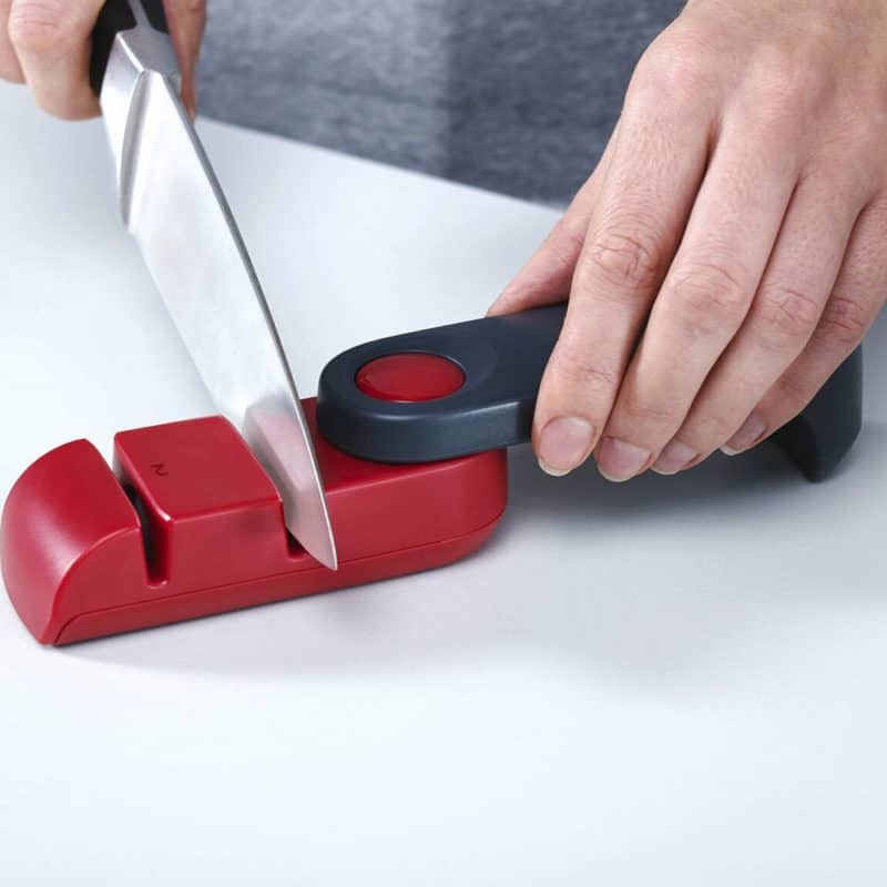 Dụng Cụ Mài Dao Joseph Joseph 10048 Rota Màu Xám Đỏ 8 Dụng Cụ Mài Dao Joseph Joseph 10048 Rota Màu Xám Đỏ