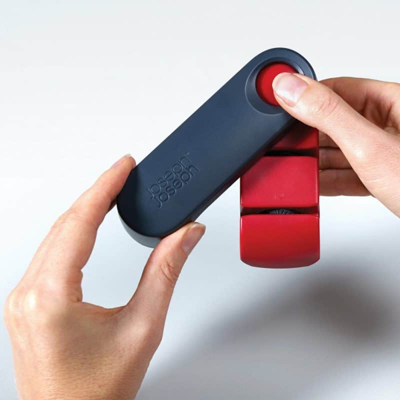 Dụng Cụ Mài Dao Joseph Joseph 10048 Rota Màu Xám Đỏ 9 Dụng Cụ Mài Dao Joseph Joseph 10048 Rota Màu Xám Đỏ