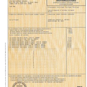 Ấm Siêu Tốc Ritter Fontana 5 10 EU Expert Certificate of Origin page 0001 Gia Dụng Đức Đà Nẵng