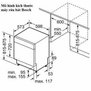 Máy Rửa Chén Độc Lập Bosch SMS6ZCI08E – Công Nghệ Sấy Zeolite 5 May Rua Bat Doc Lap Bosch SMS6ZCI08E 6 Gia Dụng Đức Đà Nẵng