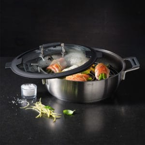 Nồi Hấp Roesle Silence PRO 91978 28cm Lớp Chống Dính ProResist 5 Nồi Hấp Roesle Silence PRO 91978 28cm Lớp Chống Dính ProResist