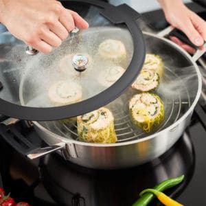 Nồi Hấp Roesle Silence PRO 91978 28cm Lớp Chống Dính ProResist 6 Nồi Hấp Roesle Silence PRO 91978 28cm Lớp Chống Dính ProResist