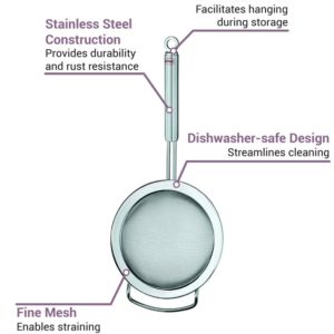 Rây Lọc Roesle 95264 24cm Cán Tròn