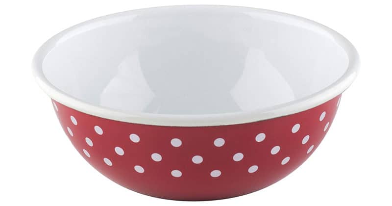 Tô trộn Riess Country Polka-dot Red 14 - 16 - 18cm 4 Bát Tô Riess Country Polka-dot Red 14 - 16 - 18cm