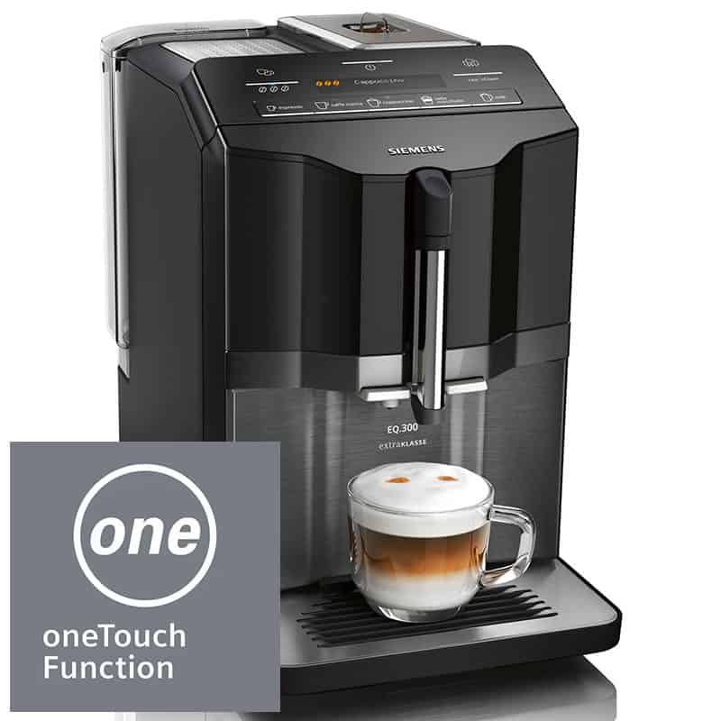 Máy Pha Cafe Tự Động Siemens TI355F09DE EQ.300 Extraklasse 10 Máy Pha Cà Phê Tự Động Siemens TI355F09DE EQ.300