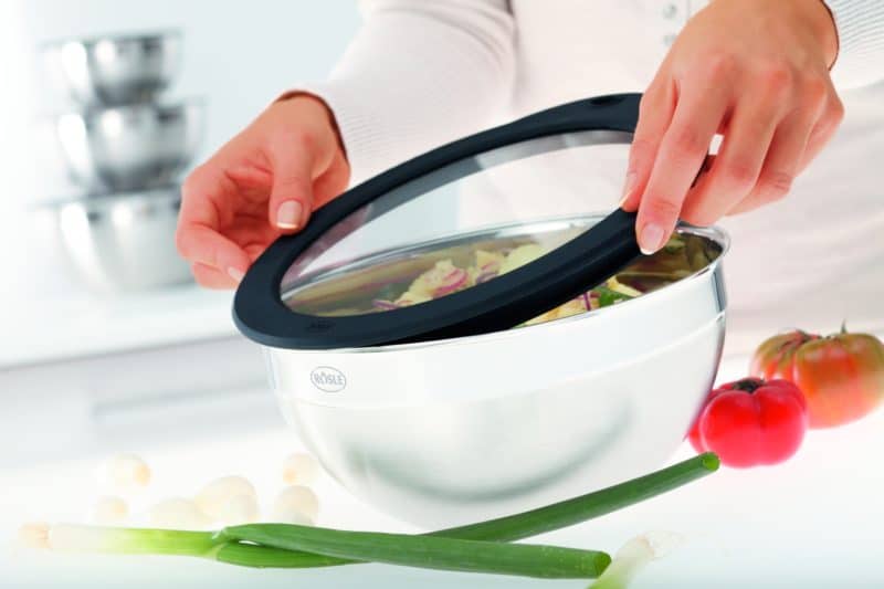 Bộ 2 tô trộn có nắp kính Roesle 13390 20-24cm 6 Bộ 2 Bát Tô Có Nắp Kính Roesle 13390 20-24cm