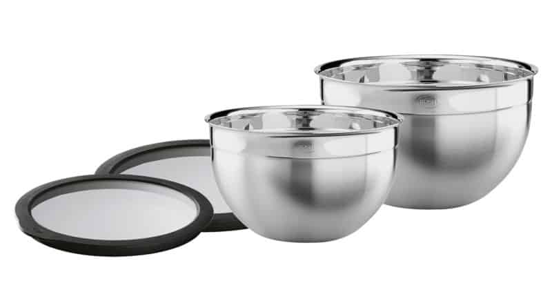 Bộ 2 tô trộn có nắp kính Roesle 13390 20-24cm 7 Bộ 2 Bát Tô Có Nắp Kính Roesle 13390 20-24cm