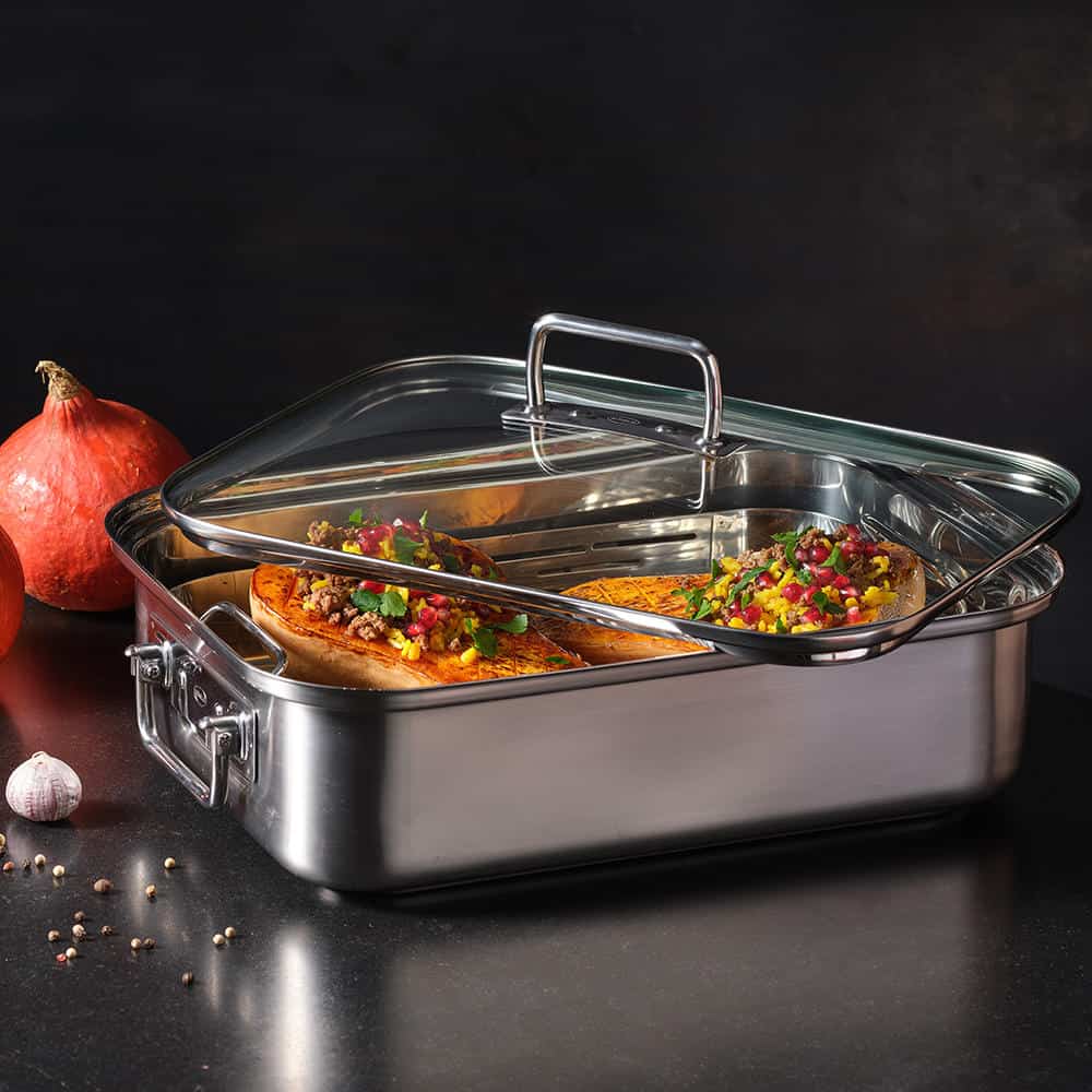 Khay Nướng Chữ Nhật Rösle Expertiso 91946 28 x 38,5cm-4 Khay Nấu Chữ Nhật Roesle Expertiso 91946 28 x 38,5cm