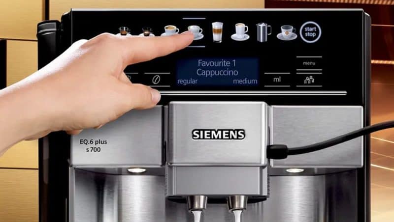 Máy pha cafe tự động Siemens TE657M03DE EQ6 plus S700 14 Máy Pha Cà Phê Siemens TE657M03DE EQ.6 plus s700