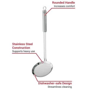 Muôi Vớt Thực Phẩm Roesle 95792 14cm Mắt Lưới