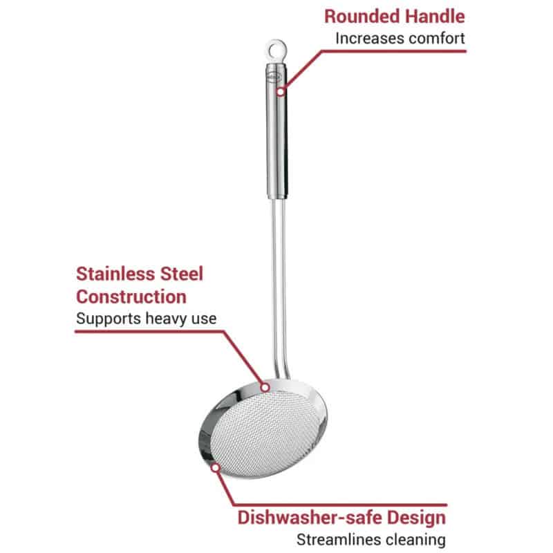 Muôi Vớt Thực Phẩm Roesle 95792 14cm Mắt Lưới