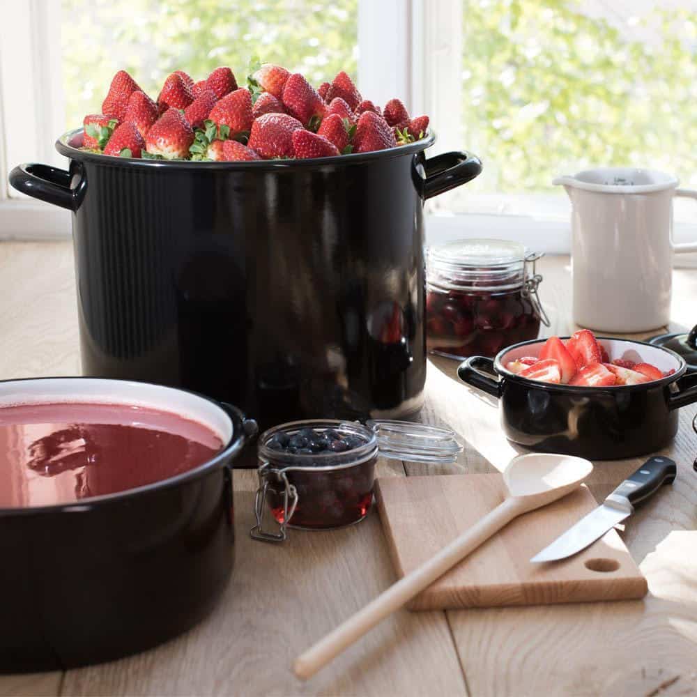 Noi-Lon-Riess-Black-1 Nồi Lớn Riess 12L 28cm & 20L 32cm Black