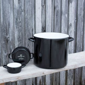 Nồi Lớn Riess 12L 28cm & 20L 32cm Black 2 Nồi Lớn Riess 12L 28cm & 20L 32cm Black