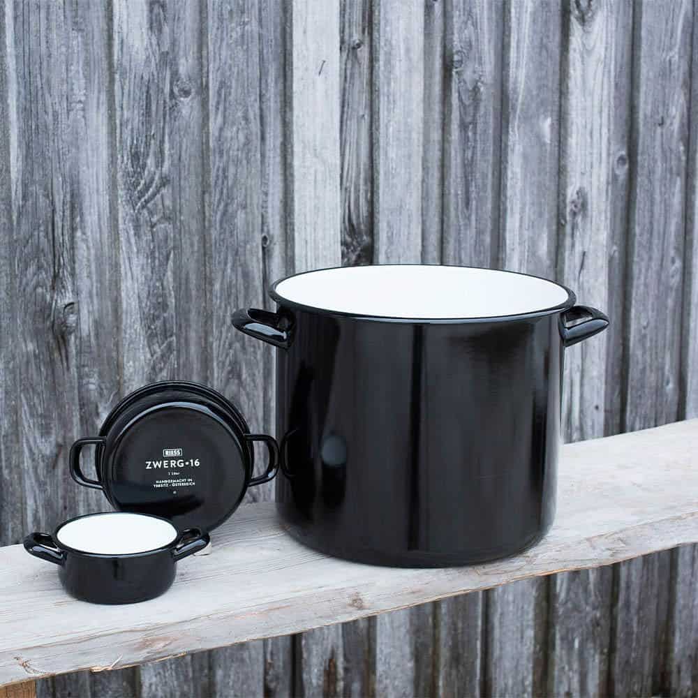 Noi-Lon-Riess-Black-2 Nồi Lớn Riess 12L 28cm & 20L 32cm Black