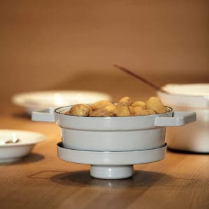 Nồi Riess Aromapots Light Grey 20 & 24cm 5 Nồi Riess Aromapots Light Grey 20 & 24cm