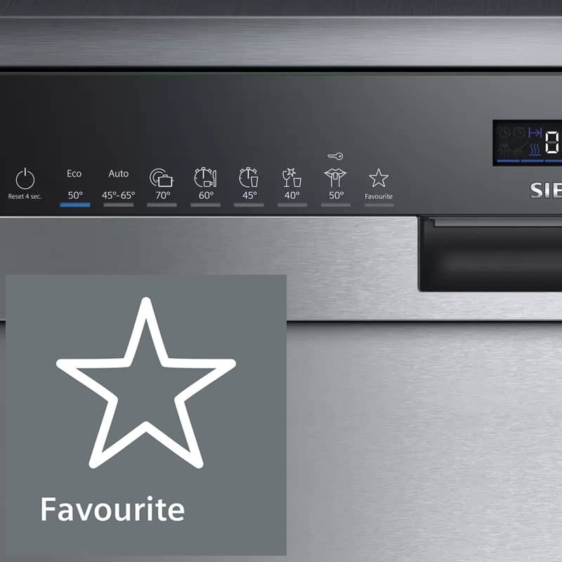 Máy Rửa Chén Bán Âm Siemens iQ500 SN45ZS49CE 17 Máy rửa bát Siemens iQ500 SN45ZS49CE