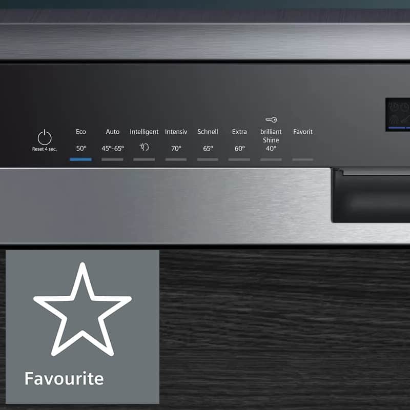 Máy Rửa Chén Bán Âm Siemens iQ500 SN55ZS01BD 18 Máy rửa bát Siemens iQ500 SN55ZS01BD