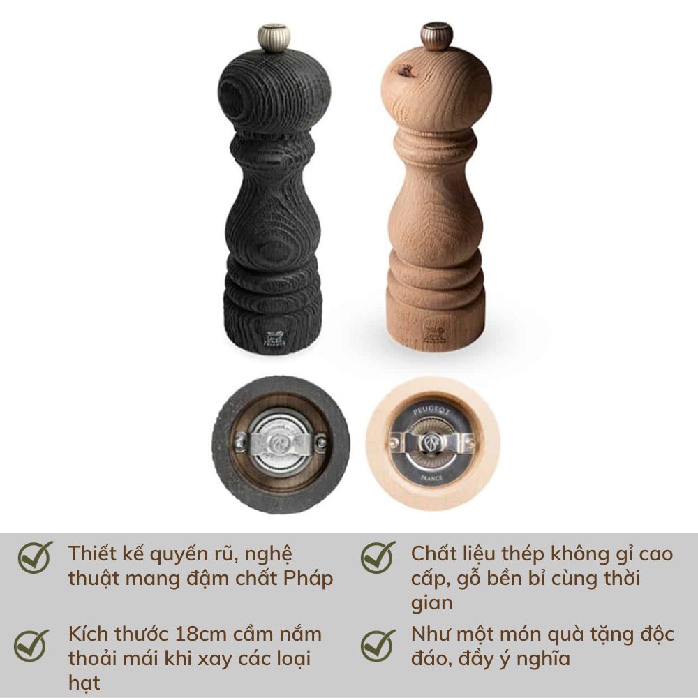 Bộ 2 Lọ Xay Tiêu Muối Peugeot 41854 Gỗ Tự Nhiên Beige Green Minimal Product Feature Instagram Posts 2023 10 30T170150.972 Gia Dụng Đức Đà Nẵng