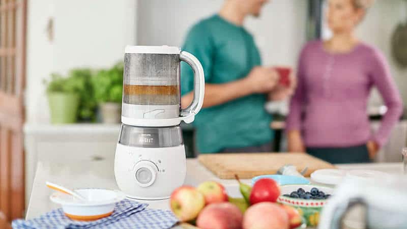 Philips-Avent-SCF883-7 Máy Xay Nấu Đa Năng 4 in 1 Philips Avent SCF883/01