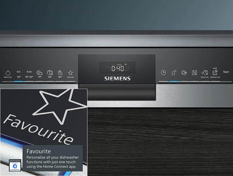 Máy Rửa Chén Bán Âm Siemens iQ500 SN55TS05CE 17 Máy rửa bát Siemens iQ500 SN55TS05CE