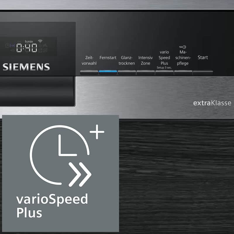 Máy Rửa Chén Bán Âm Siemens iQ500 SR55ZS00MD extraKlasse 10 Máy rửa chén Siemens iQ500 SR55ZS00MD
