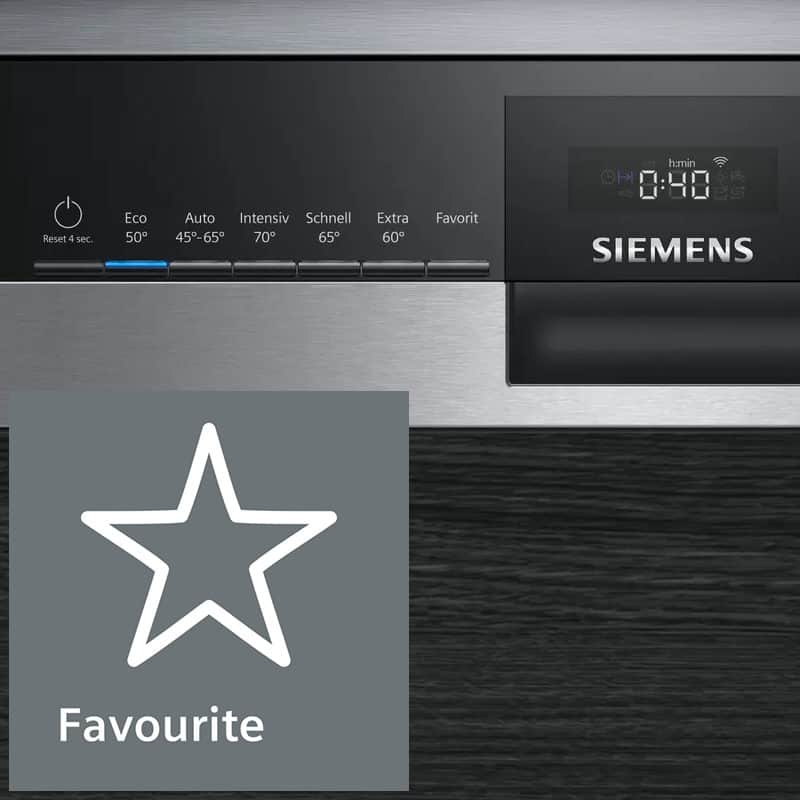 Máy Rửa Chén Bán Âm Siemens iQ500 SR55ZS00MD extraKlasse 14 Máy rửa bát Siemens iQ500 SR55ZS00MD