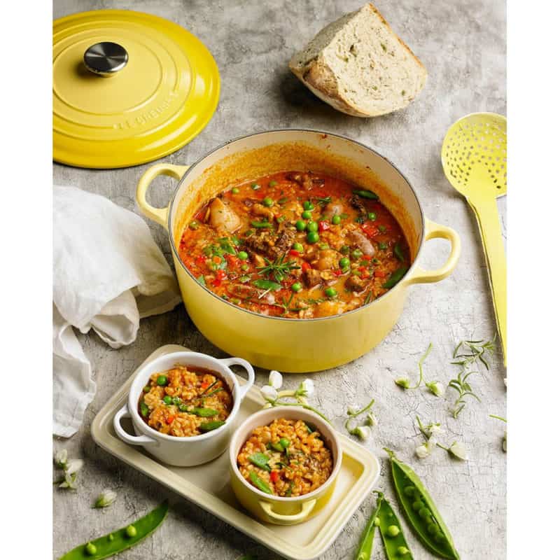 Nồi Gốm LeCreuset Mini Cocotte 10cm - 0,2L Soleil 9 Nồi Gốm LeCreuset Mini Cocotte 10cm - 0,2L Soleil