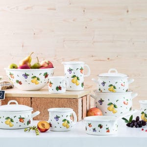 Nồi Hầm Riess Country Obstgarten 16-18-20cm 2 Nồi Hầm Riess Country Obstgarten 16-18-20cm