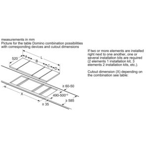 Bếp Domino Siemens iQ300 ET375FFP1E - 30cm 4 Bếp Domino Siemens iQ300 ET375FFP1E - 30cm