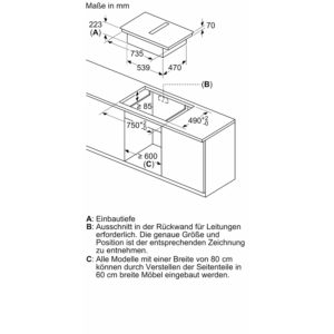Bếp Từ Kết Hợp Hút Mùi Siemens iQ500 ED877FQ25E