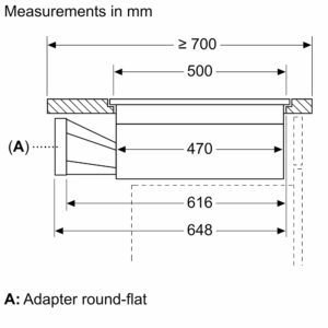 Bếp Từ Kết Hợp Hút Mùi Siemens iQ700 EX807LX57E - 80cm