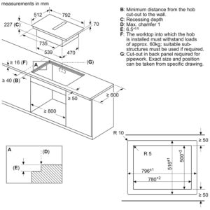 Bếp Từ Kết Hợp Hút Mùi Siemens iQ700 EX807LX57E - 80cm