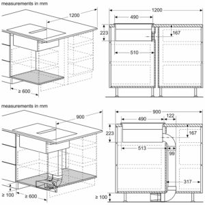 Bếp Từ Kết Hợp Hút Mùi Siemens iQ700 EX877LX67E - 80CM 11 Bếp Từ Kết Hợp Hút Mùi Siemens iQ700 EX877LX67E - 80CM