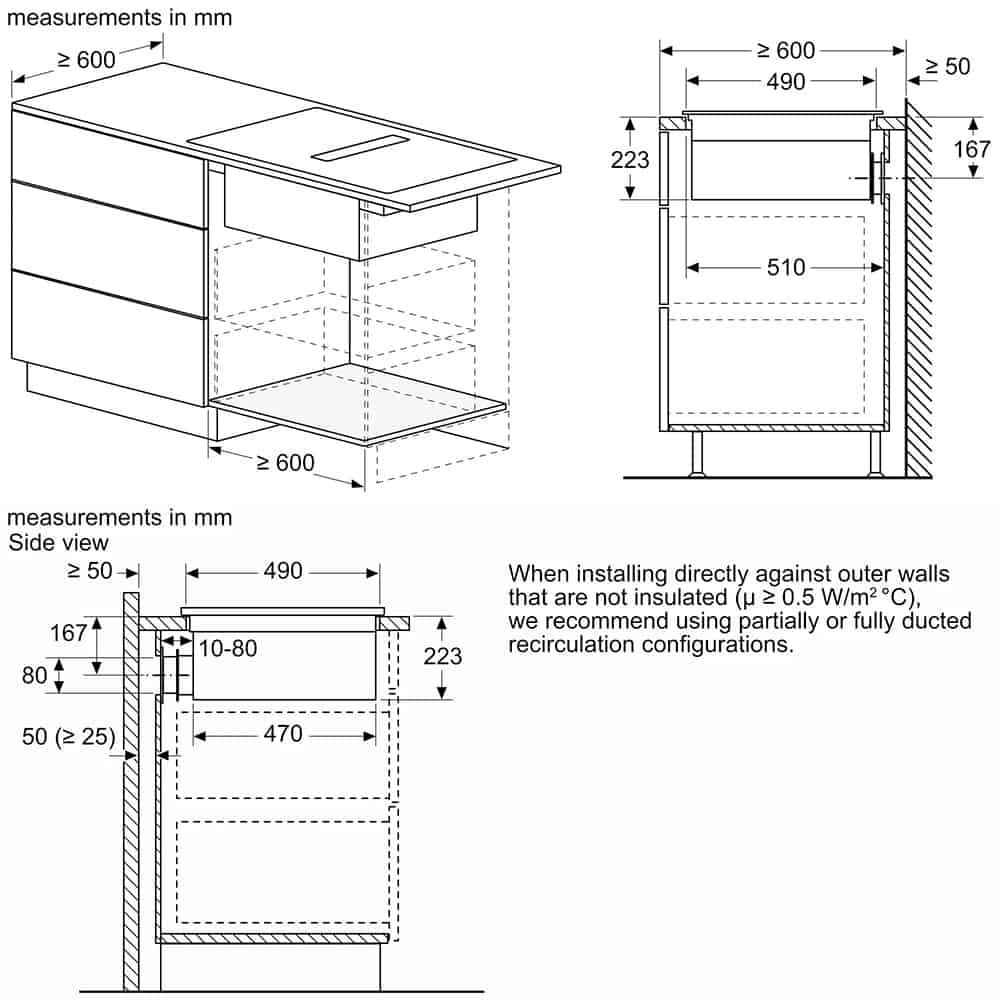 Siemens iQ700 EX877LX67E-16 Bếp Từ Kết Hợp Hút Mùi Siemens iQ700 EX877LX67E - 80CM