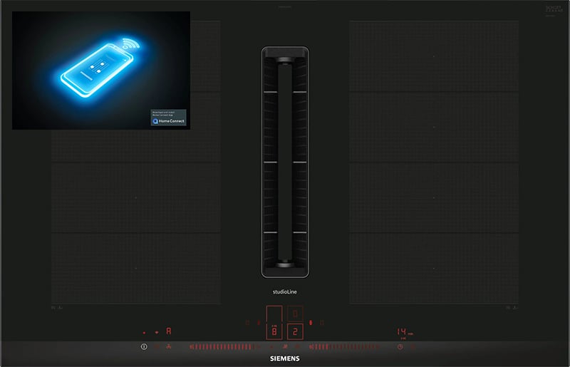 Bếp Từ Kết Hợp Hút Mùi Siemens iQ700 EX877LX67E - 80CM 27 Bếp Từ Kết Hợp Hút Mùi Siemens iQ700 EX877LX67E - 80CM