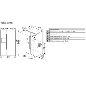 Tu Lanh Side By Side Bosch KAD93AIEP Serie 6 562L 10 Gia Dụng Đức Đà Nẵng