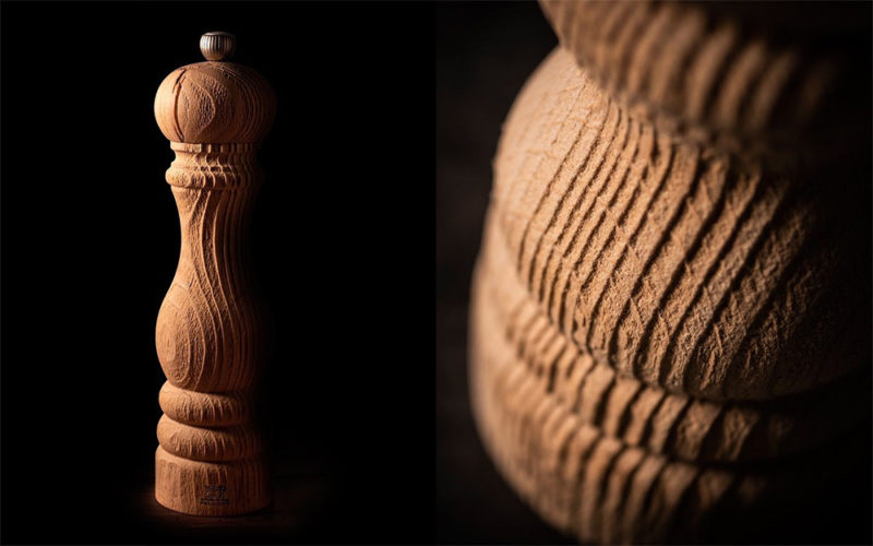 Bộ 2 Lọ Xay Tiêu Muối Peugeot Paris Nature and Black 30cm