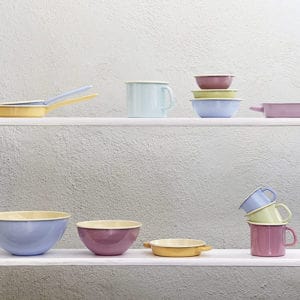 Ca Riess Classic 0038-006 9cm 0,5L Pastel Blue 4 Ca Riess Classic 0039-006 10cm 0,75L Pastel Nilgrun