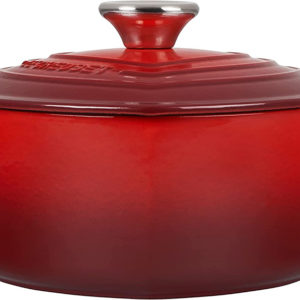 Nồi Gang Le Creuset Heart Cocotte Cerise 1,9L