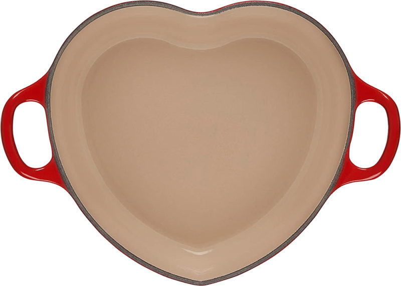 Nồi Gang Le Creuset Heart Cocotte Cerise 1,9L