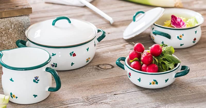 Nồi Hầm Riess Country Gmundner Streublumen 16 - 18cm