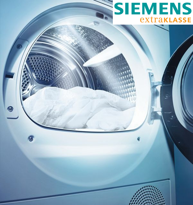 Máy Sấy Bơm Nhiệt Siemens iQ500 WQ33G2C90 8kg - extraKlasse