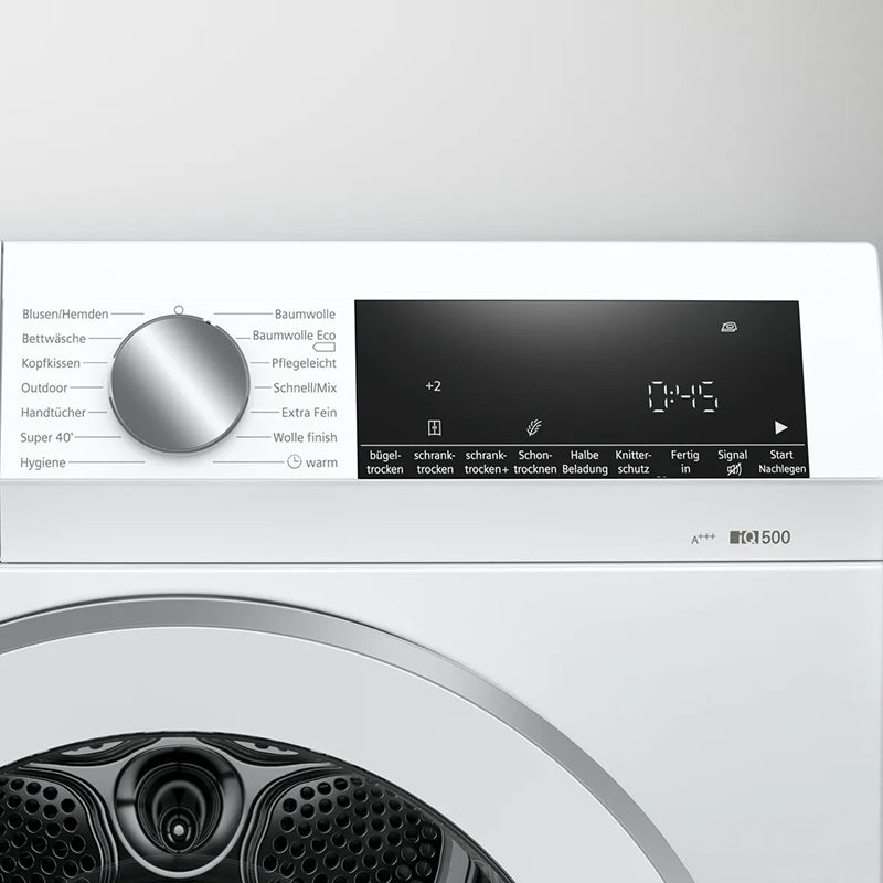 Máy Sấy Bơm Nhiệt Siemens iQ500 WQ33G2D175 8kg - extraKlasse